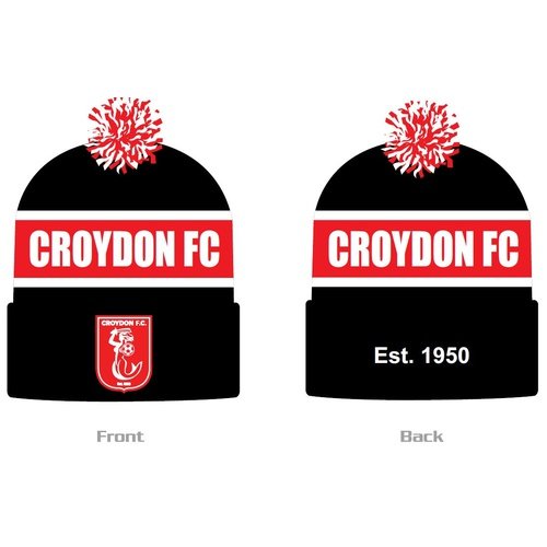 CROYDON FC BEANIE ITEM ONLY AVAILABLE FOR PURCHASE AT CROYDON FC CLUB