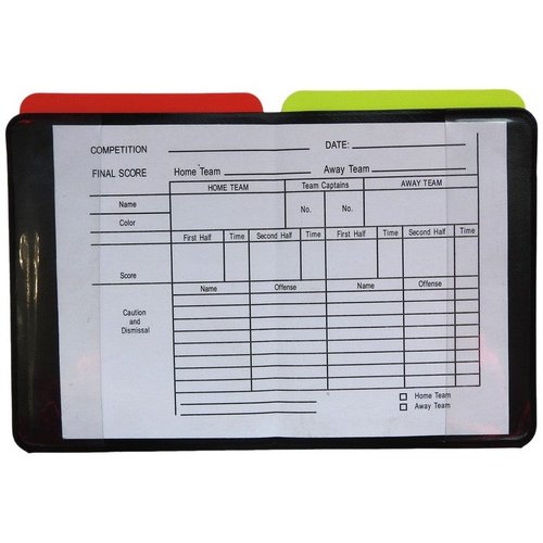 Referee Data Wallet Red/Yellow