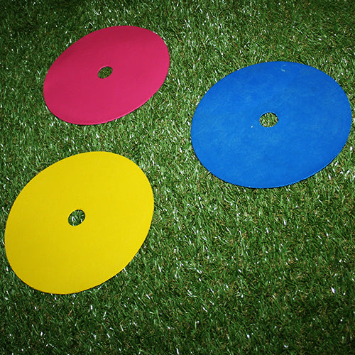 Flat Marker Rubber Disc 10Pk - Alpha