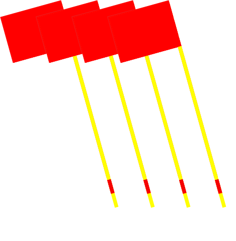 Corner Flags - Euro (set of 4)